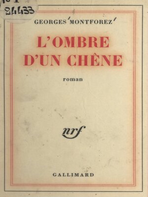 cover image of L'ombre d'un chêne